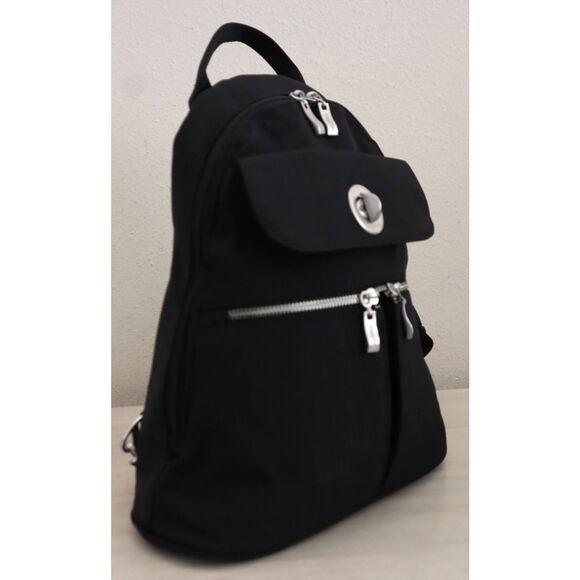 Baggallini Women's O/S Black Naples Convertible Sling Bag Backpack - Picture 12 of 16